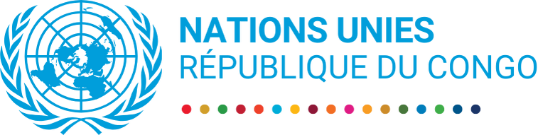 UN Congo Logo Horizontal Bleu